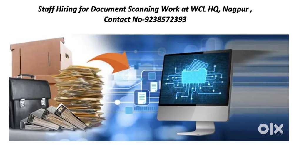 DOCUMENT SCANNING JOB AT WCL HQ NAGPUR