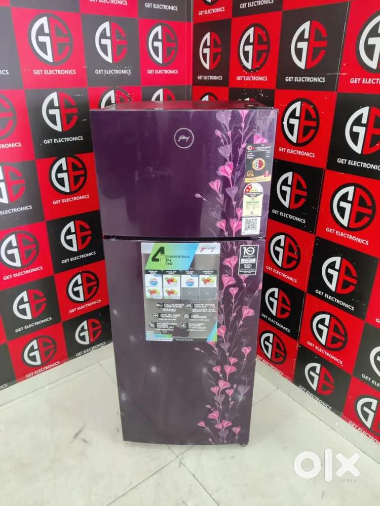 Id.103Godrej 270ltrs double door flower model with warranty and free