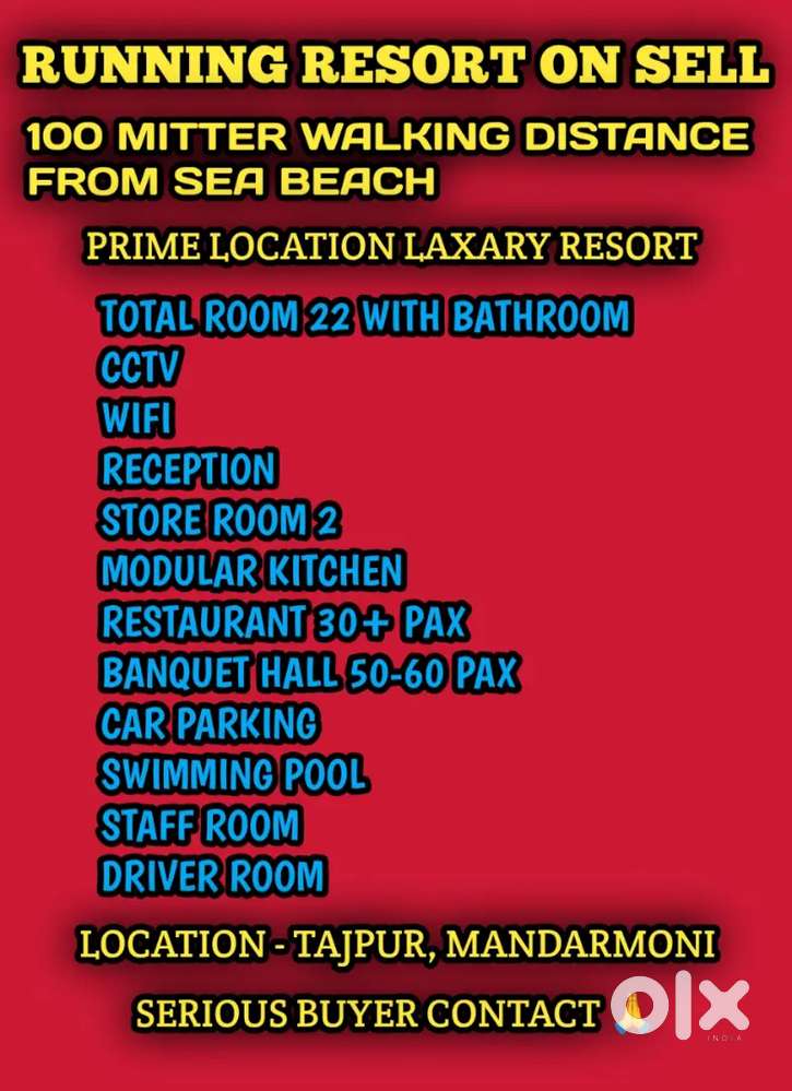 Running luxury resort on sale