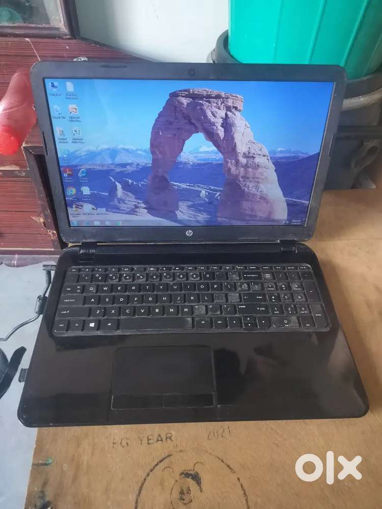 HP laptop with original adapter