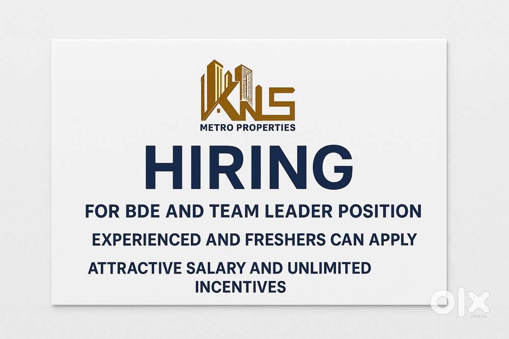 Any freshere and experience can apply