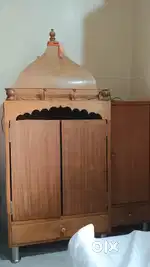 Beautifull and antique crafted Teak wood Hindu Temple- well maintained