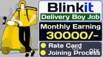 Blinkit delevery job