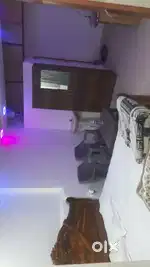 Furnished ac room with double bed wardrobe TV Geyser furniture rooftop