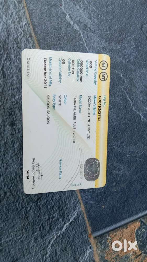 Skoda fabia diesel engine and insurance hai