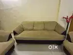 Beige Colour 5 seater sofa set