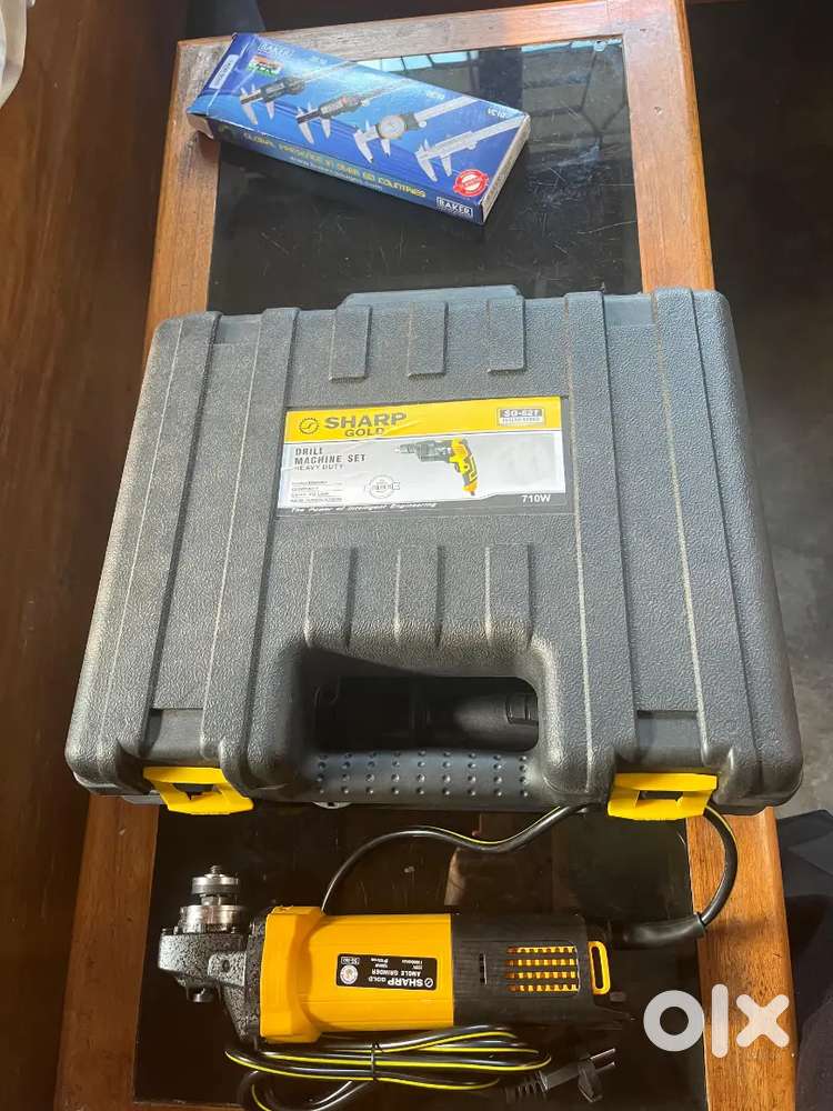 Sharp gold drill machine set