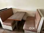 Sofas and table for hotels restaurants etc.