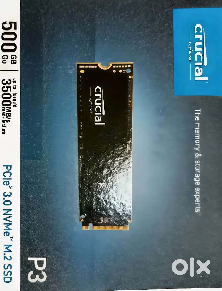 CRUCIAL 500GB NVME SSD