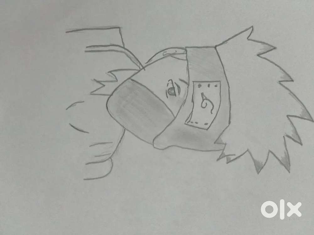 Drawing of kakashi