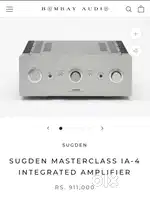 SUGDEN IA-4 AMPLIFIER NOT MCINTOSH KRELL