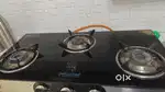 Glass top gas stove for sale