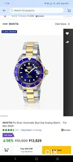 Casio and invicta watch
