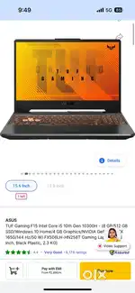 Asus Tuf gaming 15