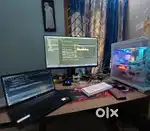 Barely used all white high-end PC setup