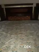 Double bed with box in good condition