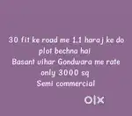 All size plot available in Basant vihar Gondwara raipur