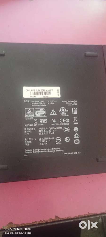 Dell mini optiplex 3020 pc