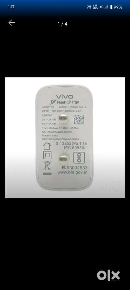 i Need vivo Flashcharger 80w ya 120w