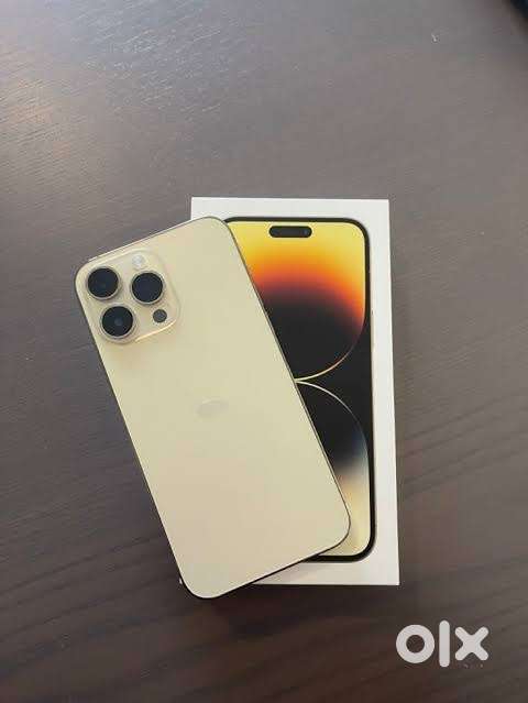 I phone 14 pro max 256 gb gold