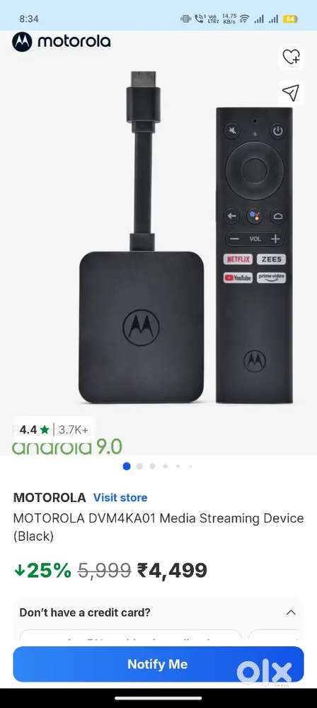 Motorola Media streaming device