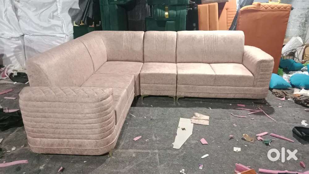 L shape sofa set with beautiful colour and comfortable sitting