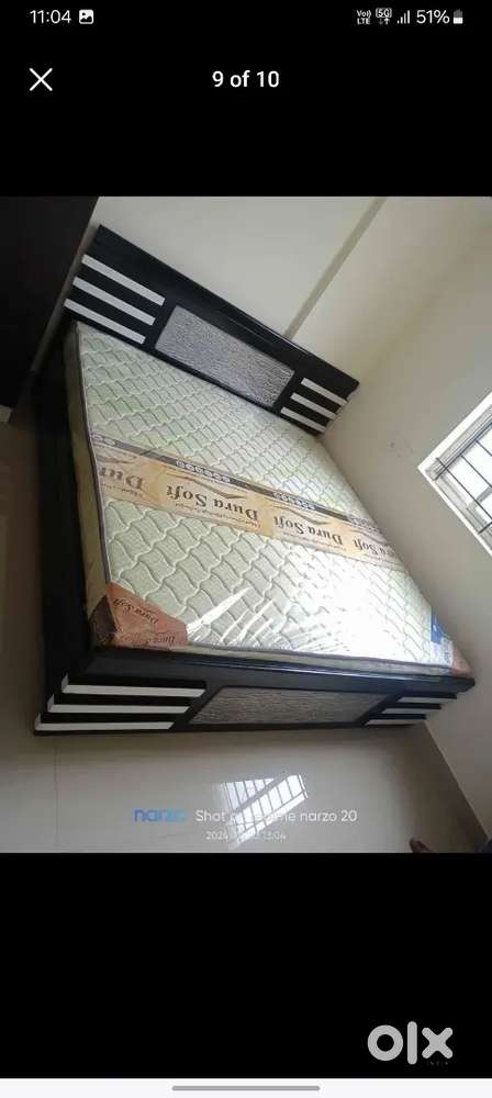 New Queen size bed without storage With mattres in wholesale price.cod