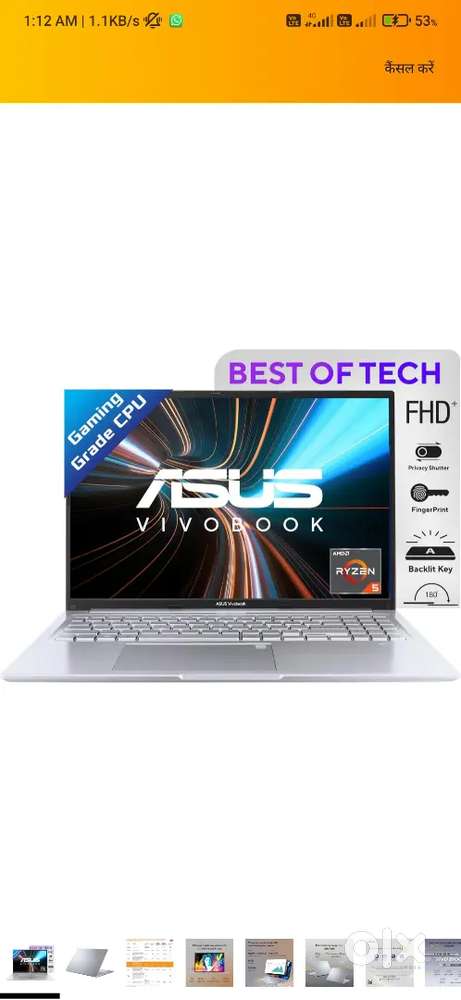 Asus vivobook 16x