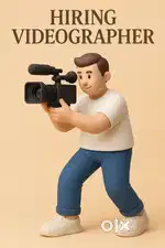 We are hiring video grapher and photo