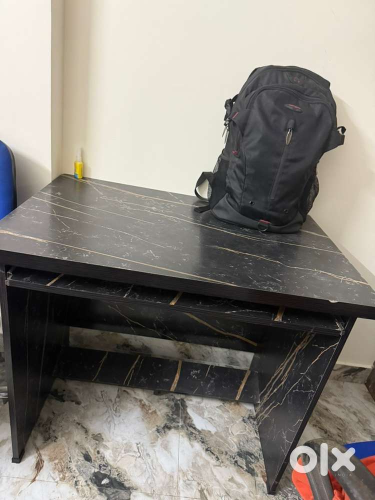 Computer table, revolving chair (2)