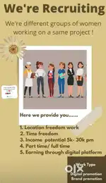 We help people to provide online work from home
