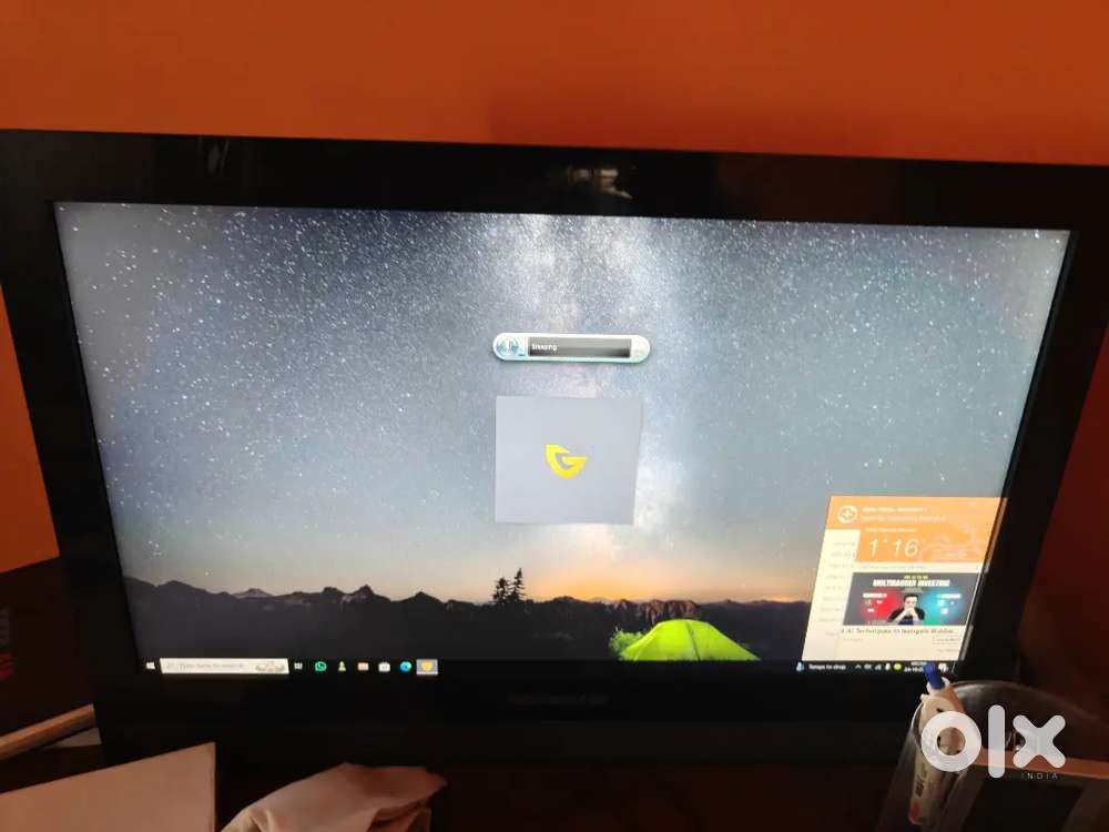 NO CPU , LENEVO ALL IN one  COMPUTER 16GB RAM 256 SSD