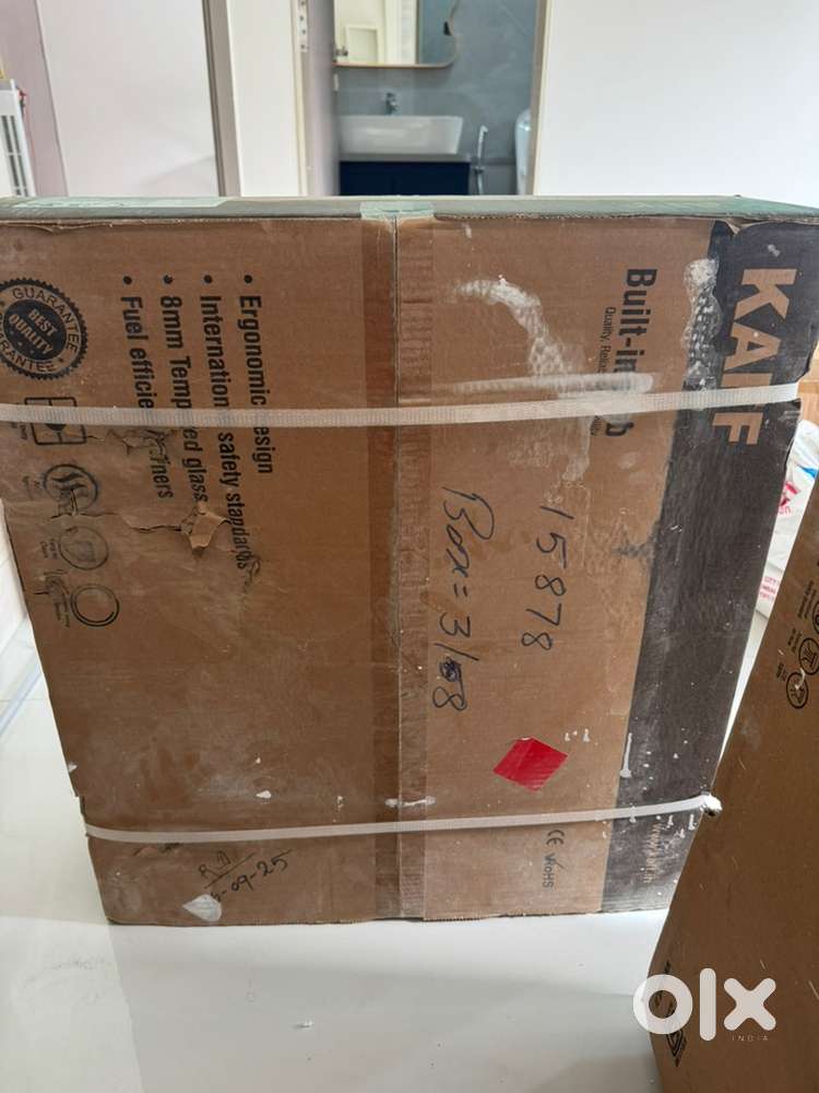 Kaff built in cooking hob in black color brand new size 600X525X130mm