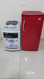 Id.336 Godrej 190ltrs and samsung 6kg washing machine with warranty