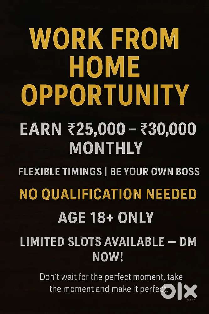 Work from home opportunity+ online buisness