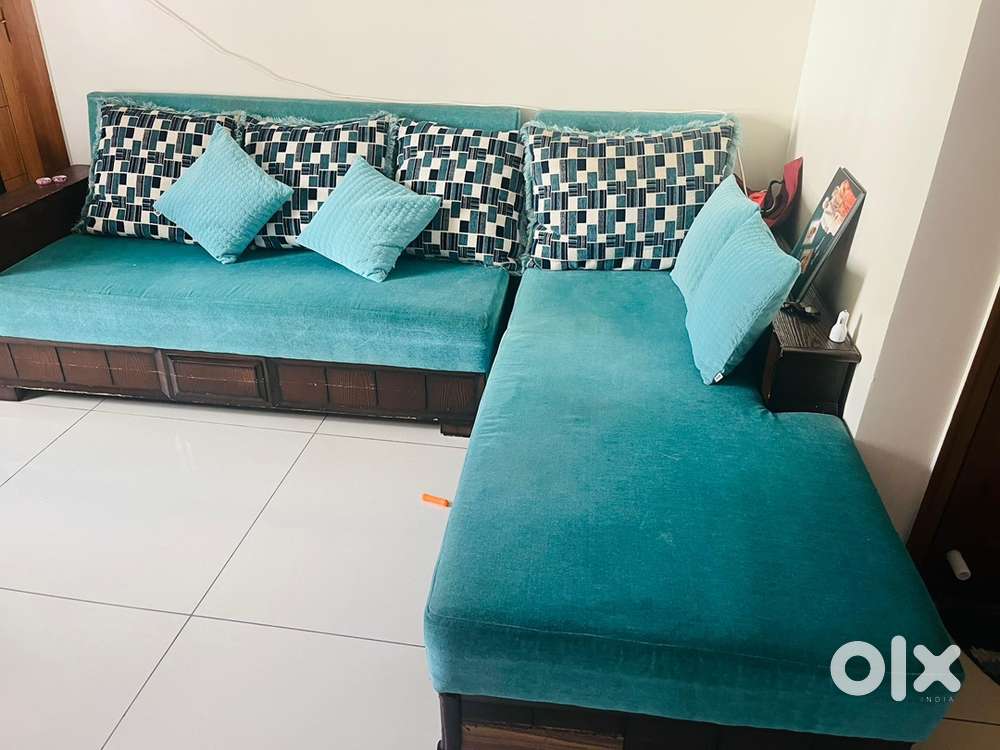 L shape 6 seater sofa