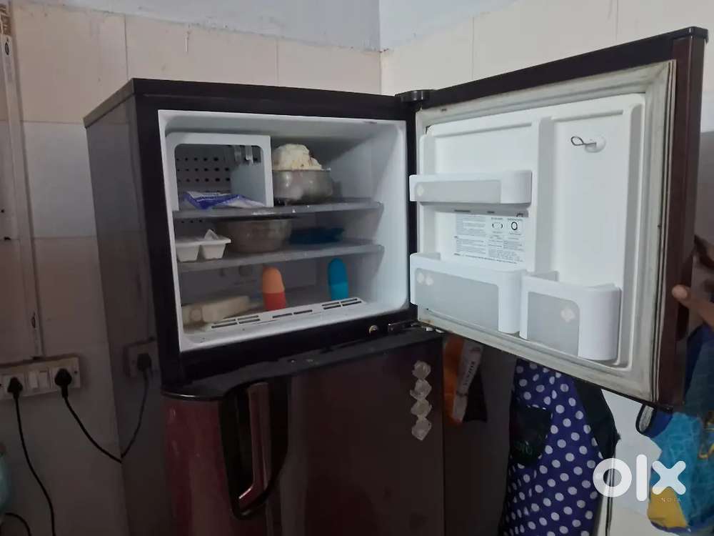 Godrej fridge, double door.
