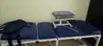 DIGITAL LUMBER AND CERVICAL TRACTION BED WITH BELTS AND STOOL