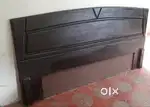 King size bed with box storage. springly used