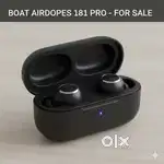 Boat Airdopes 181 Pro TWS Earbuds - Excellent Condition!