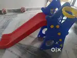 Table, chairs, slide, games n toys