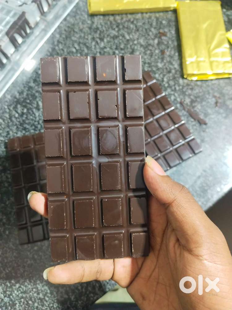 Helping and making chocolates