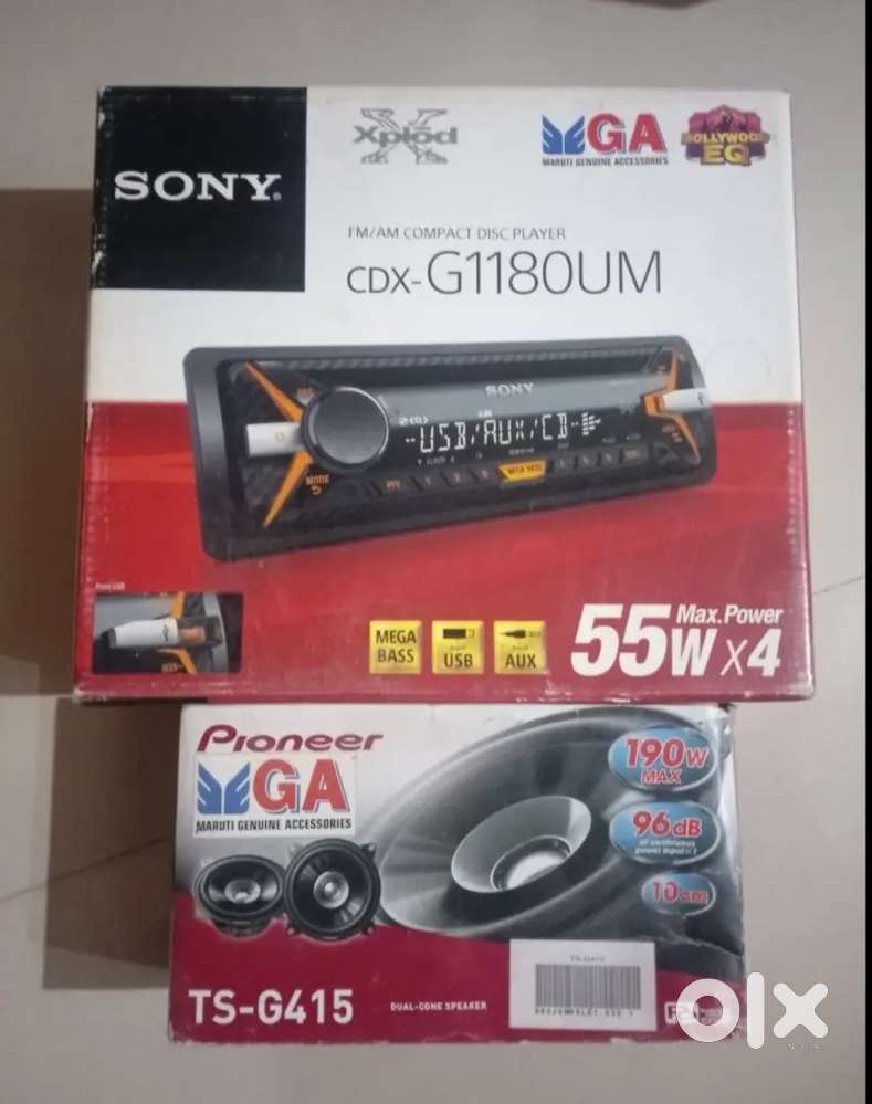 Sony xplod original car music player with 190w speaker