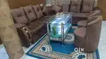 Fish aquarium centre table