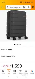 55 inch box pack trolley bag mrp 8199 Teakwood brand