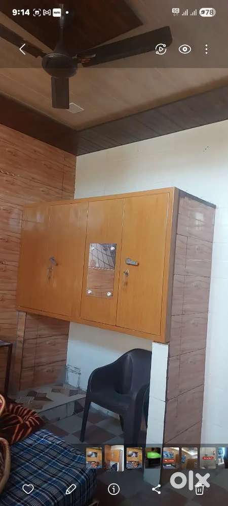 Furnished Room available for rent with attached  toilet