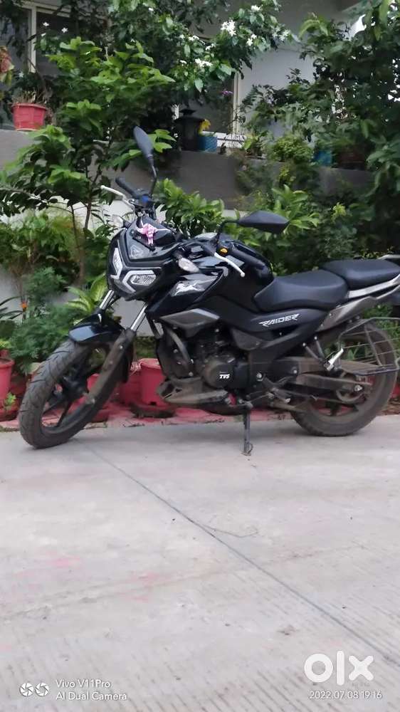 TVS Raider bike in good condition, single handed operated