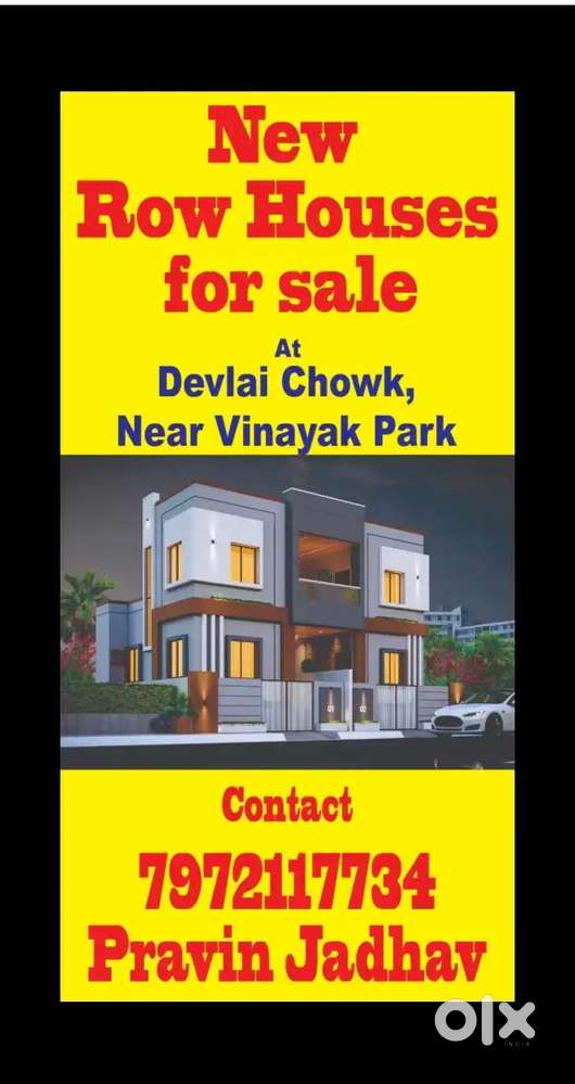 New row house  for sale