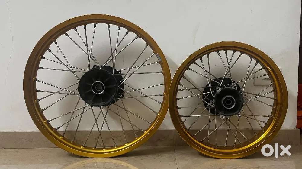 Tubed spokes for himalayan 450