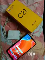 Realme C21(3/32GB) - Original Display + Charger + Box - Only ₹2599